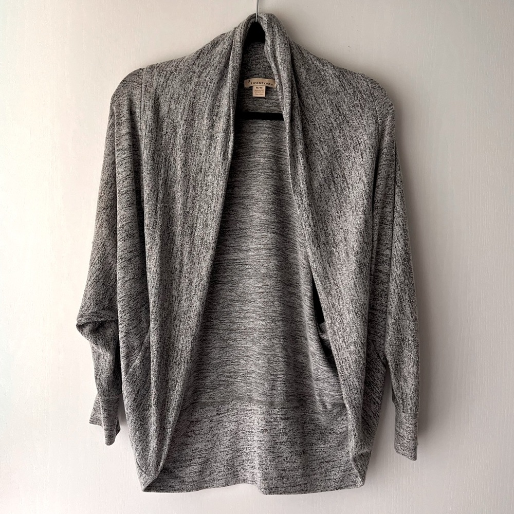 Grey cardigan sweater size Medium